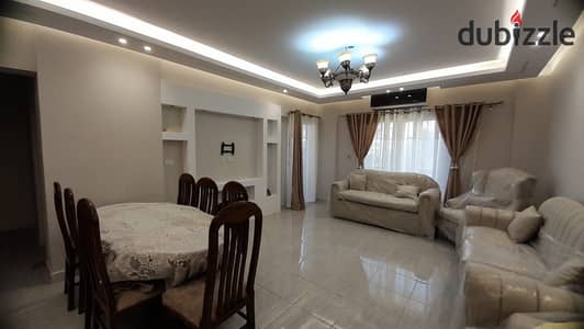 Furnished apartment for rent in Al Rehab, in a prime location near Services and Avenue Mall.
