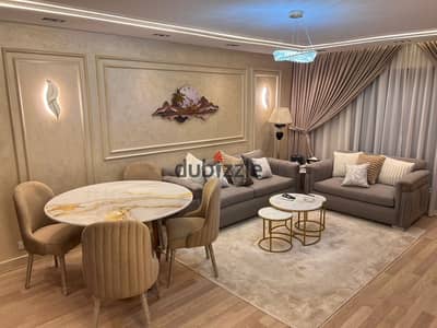 Furnished apartment for rent in Al Rehab, in a prime location near Services and Avenue Mall.