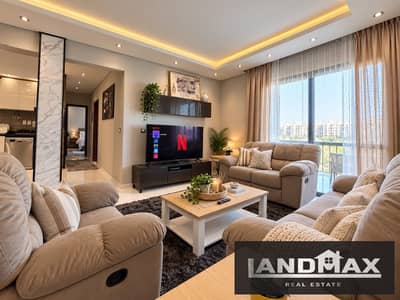 شقة فندقية 150 متر مفروشة للايجار | بتصميم الترا مودرن بالكامل | بسعر مميز وفيو لاند سكيب