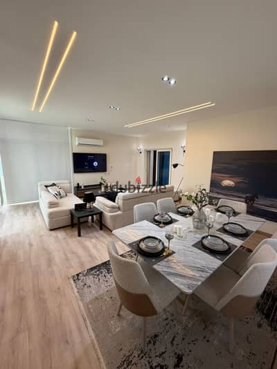 A special opportunity at the lowest price!| An apartment for sale ready to furnish with an ultra-finish overlooking the landscape from all rooms in Address East compound, Fifth Settlement, next to Palm Hills!