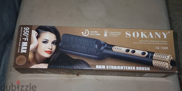 فرشاة فرد الشعر Sokany SK-1008 الأصلية جديدة بالكرتونة - 950F