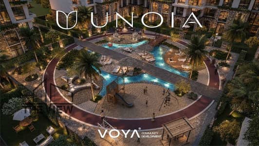 Apartment for sale ground floor 138m 3 bedrooms in Unoia compound sheikh zayed