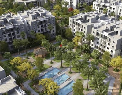 Apartment for sale in Jayd Compound, New Cairo (Tagamoa) — located opposite Al Rehab. Available with a down payment and the remaining balance payable