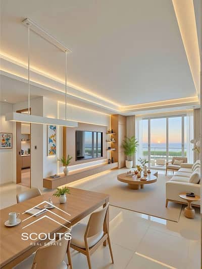 Apartment for sale in Taj City, New Cairo , directly opposite Cairo International Airport, and located next to Almaza Mall, JW Marriott Hotel