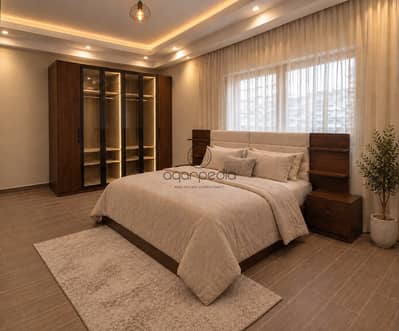 Luxury standalone villa for rent in Hyde Park, New Cairo, with 600 sqm land, 400 sqm BUA, 150 sqm roof, 5 bedrooms, nanny room, private pool,