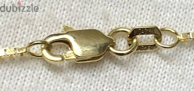 Gold 18K سلسله ذهب جديده مستوردة، شيك جدا