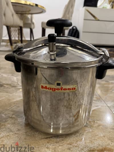 10L Magefesa stainless-steel pressure cooker حلة ضغط بخار إسباني