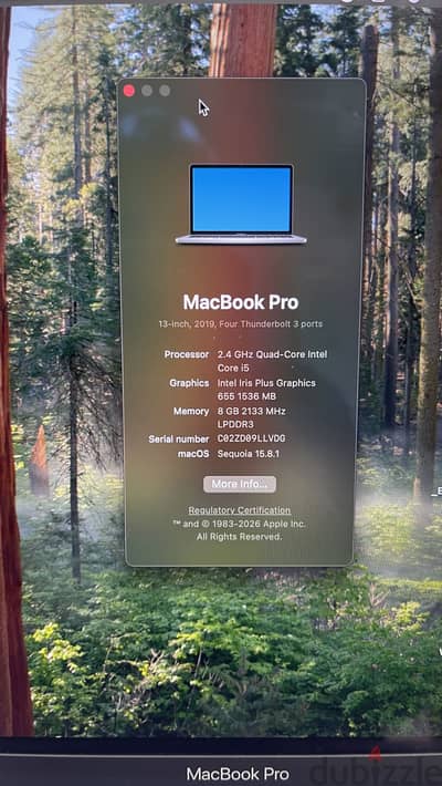 Macbook pro 2019 touch bar