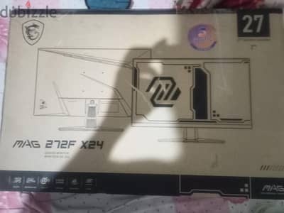 MSI mag 272f x24 240hz بكل حاجتها فاضل في الضمان سنتين و ٣ شهور