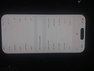 للبيع iPhone 15 – 128GB 