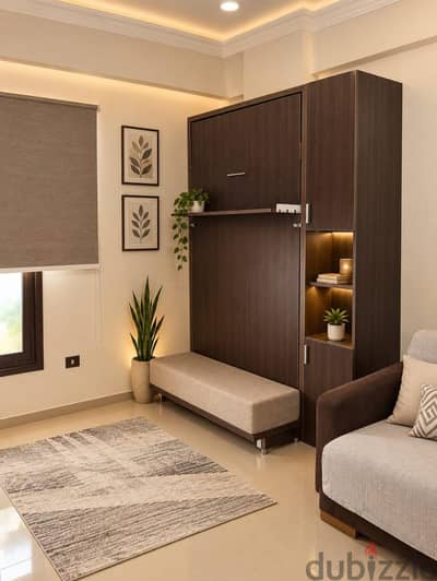 سرير حائطي ( Murphy Bed)