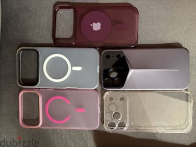 Iphone 17&18 pro max original covers like new