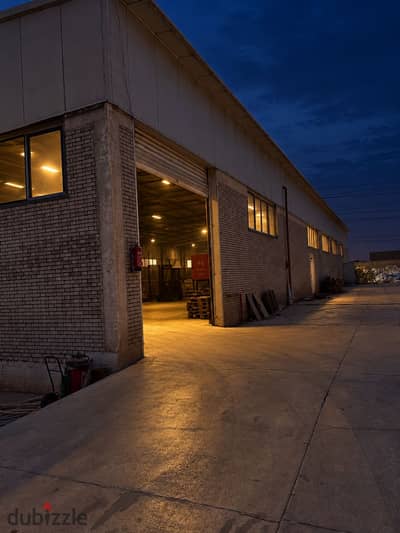 مصنع للبيع بالعاشر من رمضان | كهرباء 500 كيلووات وجمالونان | رخصة نشاط ورقي | 5335م² | Factory For Sale