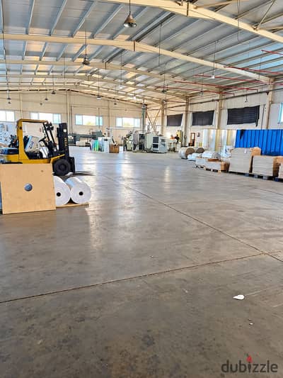 Factory For Sale In 10th Of Ramadan | 500kW Power, Two Hangars & Paper Products Activity License | 5,335m²