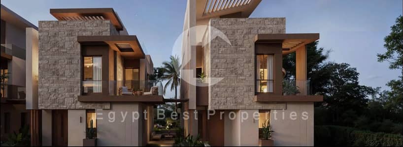 TWIN HOUSE FULLY FINISHED PRIME LOCATION LAGOON VIEW FOR SALE OVER 8 YEARS | CAESAR BY SODIC