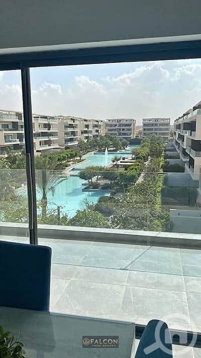 شقه غرفتين فى دور مميز بحري بالكامل فيو فتوح على لاند سيكب و Water Feature دايركت علي طريقة السويس وامام مدينتي - Patio Sola La vista قريب من البروج