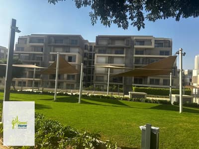 شقة جاهزة للسكن مع حديقة للبيع في بالم هيلز، القاهرة الجديدة. السعر شامل الصيانة.