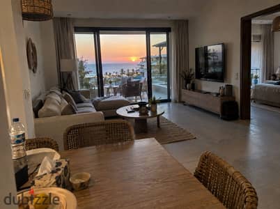 Boho السخنة - شاليه ارضي 106م + جاردن 30م غرفتين - Sea View - استلام 6 شهور