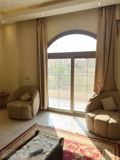 Furnished Apartment for Rent in Al Banafsij 3, New Cairo | 140 m², 2 Bedrooms, 2 Bathrooms, Brand-New Furniture & Appliances, Main Street Location, Re