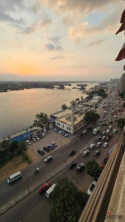 شقة للايجار مفروش في كورنيش النيل