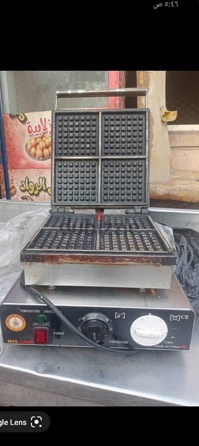 مكنة وافل بحاله ممتازه وعربية زلابيه بمشتملتها