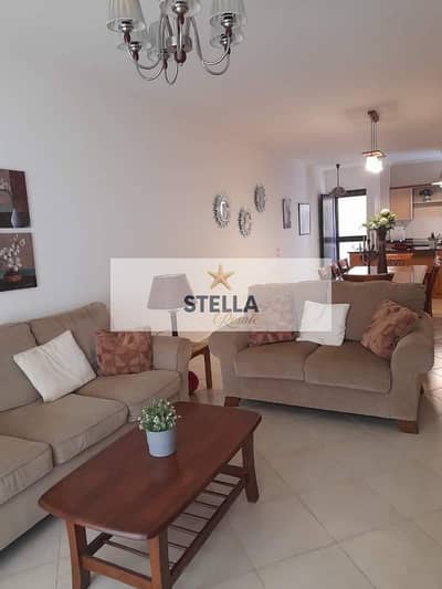 Ground Floor Chalet for Sale Ready To Move in Stella Sidi Abdel Rahman, Pool View, Private Garden Super Lux Furnished with Appliances on North Coast