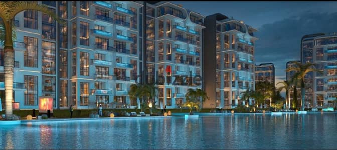 47m² studio in Hava Compound, New Capital’s R8 district, directly on the Central Axis. 10% down payment and installments up to 12 years.