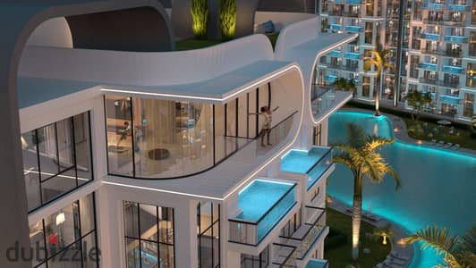 71m² apartment in Hava Compound, New Capital’s R8 district, directly on the Central Axis. 10% down payment and installments up to 12 years.
