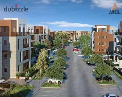 Apartment -Storage room in parking area with lowest down price with prime location overlooking landscape for sale semi finished, in District 5 Compoun