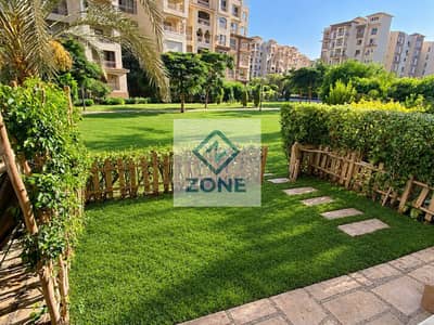 135-square-meter ground-floor unit with a garden,
