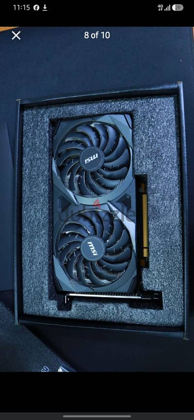RTX 3050 8gb MSI VENTUS كرت شاشه