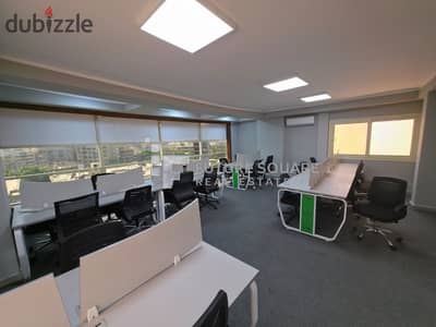 Office headquarters for rent 220m air-conditioned in the strongest location in New Maadi