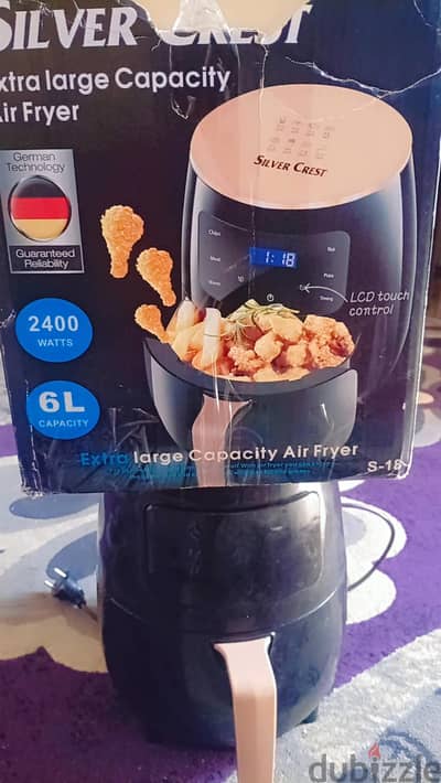 قلاية بدون زيت (Air Fryer) من سيلفر كريست - SILVER CREST.