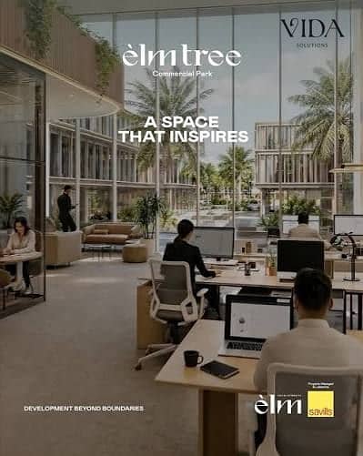 Own Your Serviced Office in ELM Tree Commercial Park with a 5% Down Payment, Up to 10% Discount, and Installments over 8 Years!