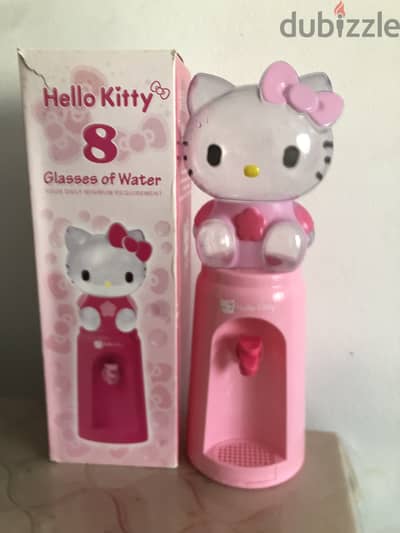 Hello kitty water filter and lunchbox