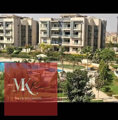Apartment for sale in Azad Compound Fifth Settlement fully finished ready for immediate occupanc and includes a kitchen and air conditioning unit