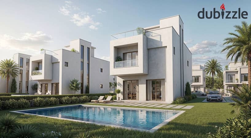 Great value corner townhouse overlooking a landscape for sale in Sheikh Zayed