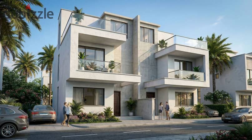 Great value corner townhouse overlooking a landscape for sale in Sheikh Zayed