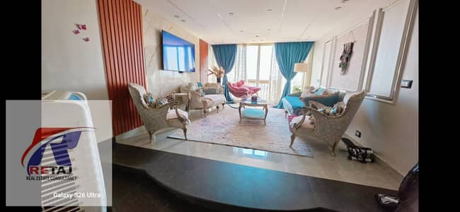 Exceptional furnished apartment for rent – ​​Ultra-luxurious finish – Stunning panoramic view – 150 sqm – Prime location on Salah Salem, Heliopolis.