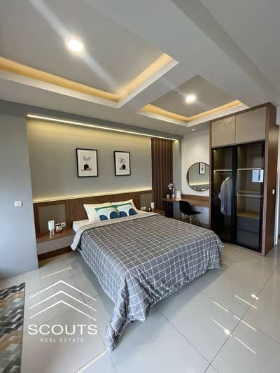 Apartment for sale RTM high-end hotel finishes and air conditioning at Valory opposite Cairo International Airport and minutes from Stoda and El-Gar