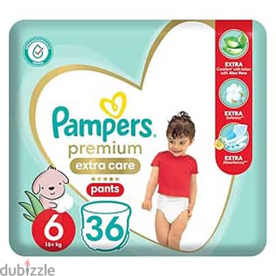 Pampers premium 6 pants - بامبرز بريميوم ٦ بانتس
