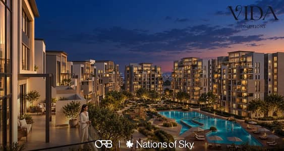 امتلك شقة 145م في ORB من Nations of Sky على محور جمال عبدالناصر بمقدم 5% وتقسيط حتى 10 سنوات في قلب غرب القاهرة