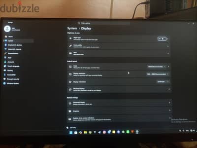 شاشه كمبيوتر.  frameless