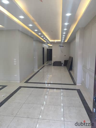 Administrative office for rent, ground floor, located in Al-Narges, New Cairo (Fifth Settlement) – 200 square meters.