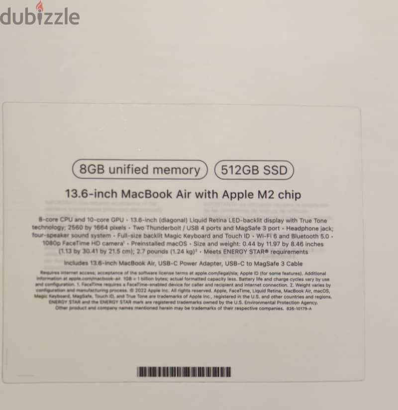MacBook Air M2 13” 4