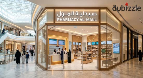 فرصة متتعودش أميز صيدلية  بموقع استراتيجي في التجمع الخامس أمام ڤيلات CFC ومباشرة على محور وميدان العروبة في قلب جنوب الأكاديمية