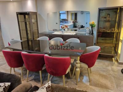 Furnished Apartment for Rent 150m 5th Floor Elevator Panorama Front View Al Andalus 2 Small Investor Zone Fifth Settlement Near South 90th Street Bin