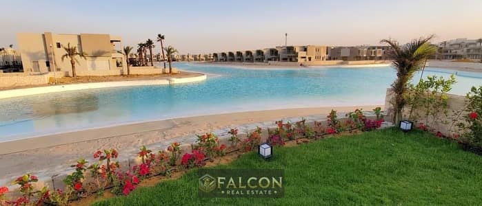 بسعر اللونش صف اول لاجون في جزيرة خاصه فيلا 250م متشطبة للبيع اقساط 8 س في ازها العين السخنة azha sokhna بالقرب من لافيستا و تلال و المونت الجلاله