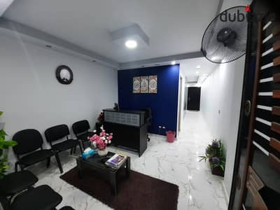 مقر اداري للايجار 150م محطة الرمل (شارع شاكور)