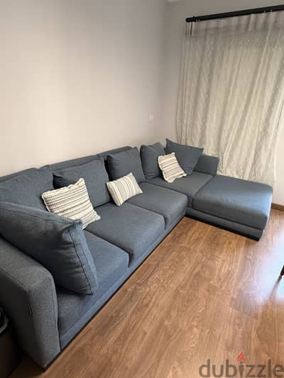 Jeans L-Shaped Couch - Brand Cassaletti